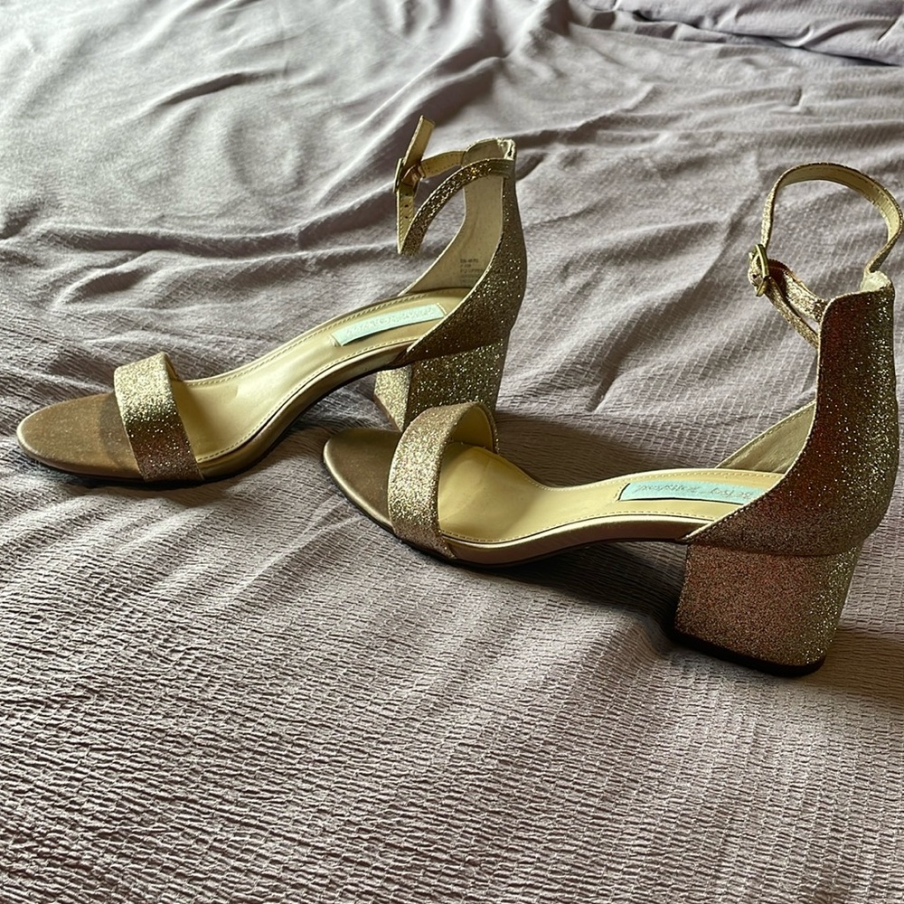 Rose gold heels